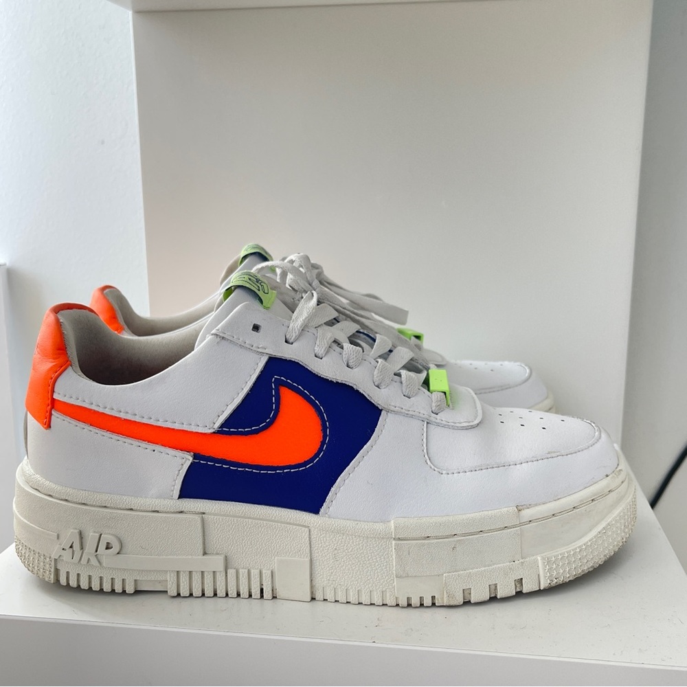 Nike Air Force 1 Pixels White Concord Crimson (Women’s)
